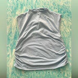Abercrombie & Fitch Light Blue Sleeveless Mock Neck Tank
